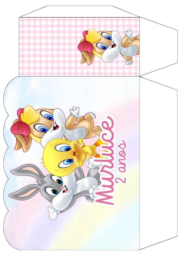 Modelo de sacolinha personalizada 1