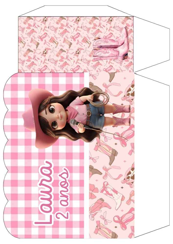 Modelo de sacolinha personalizada 3